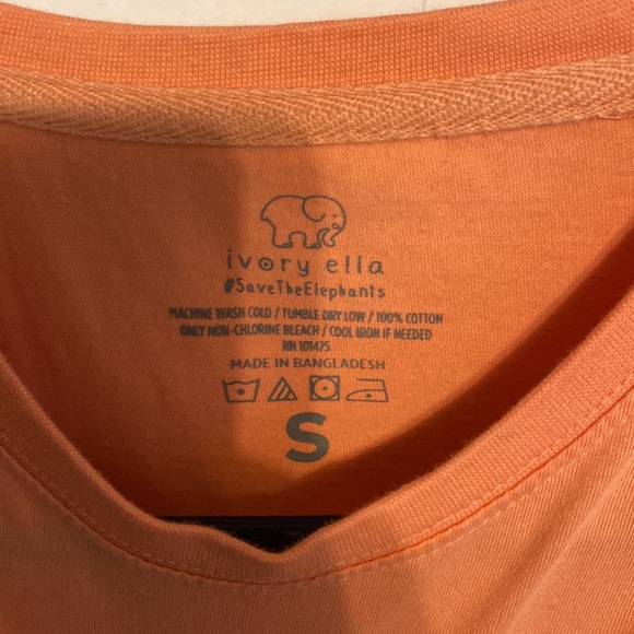 Pink ivory Ella t-shirt, size S - Picture 3 of 4